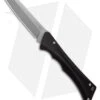 AKC Smarty Automatic Knife Button Lock Black Aluminum (3.3" Stonewash)