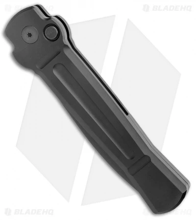 AKC X-treme Ace Automatic Knife Black (3.6" Black Two Tone) - Image 2