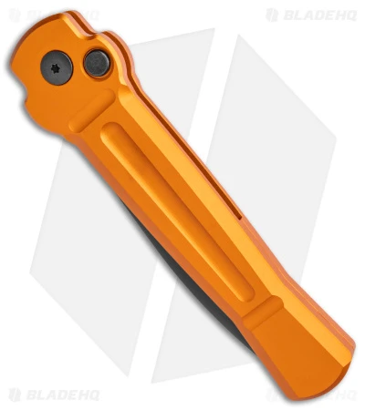 AKC X-treme Ace Automatic Knife Orange Aluminum (3.6" Two Tone) - Image 2