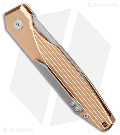 AKC X-treme Dandy Tan Aluminum Automatic Knife (3.1" Stonewash) - Image 3