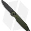 AKC X-treme Dandy Automatic Knife Green Aluminum (3.1" Black Stonewash)