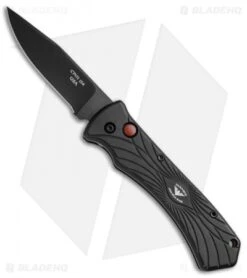 Paragon ERT Automatic Knife W/ Red Firing Button (3.5" Black)