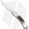 Bear And Son Automatic Lockback Knife Stag Bone (3.5" Satin)