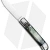 SKM Classic 8" Lever Lock Automatic Italian Knife Brazilian Horn (3.2" Polish)