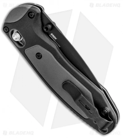 Benchmade 595SBK Mini Boost AXIS-Assist Knife Black/Gray (3.11" Black Serr) - Image 3
