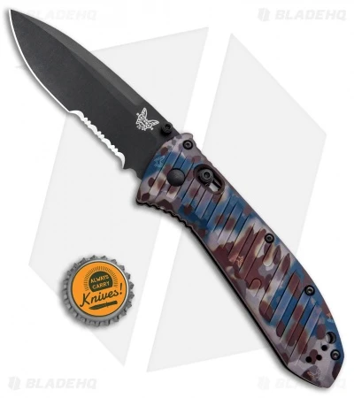 Benchmade Presidio II Limited Edition Knife Rustic (3.7" Black Serr) 570BK-1801 - Image 4