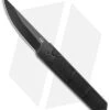 Boker Plus Kwaiken Grip Automatic Knife Black Aluminum (3.3" Black D2)