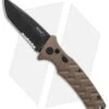 Boker Plus Strike Tanto Automatic Coyote Brown (3.25" Black SW Serr) 01BO425N