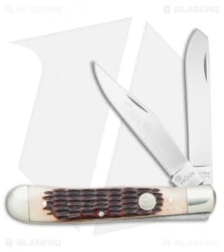 Boker Trapper Pocket Knife 4.25" Brown Jigged Bone 110732