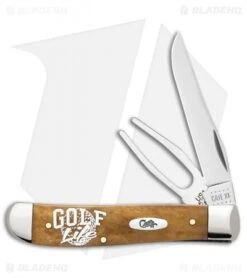 Case Golfer's Tool Set 3.5" Embelished Brown Bone (6207G SS)