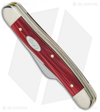 Case Medium Stockman 3.625" Smooth Red Kirinite (63032 SS) 60184 - Image 2