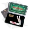 Case Merry Christmas Trapper Knife 4.125" Peppermint Corelon (9254SS)