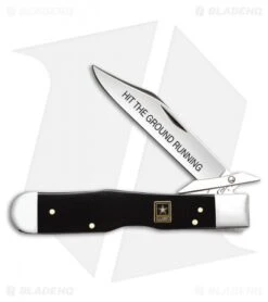 Case US Army Cheetah Pocket Knife 4.375" Black Synthetic (2111 Â½L SS) 15022