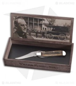 Case William Russell Case Russlock Liner Lock Knife 4.25" Natural Bone 06510