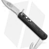 Colonial Knife Company Automatic Knife W/Bail Loop Black (3" Satin Serr) M-724