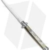 Frank B. 13" Italian Stiletto Bayonet Automatic Knife Honey Horn (6" Satin)