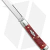 GEC Northfield UN-X-LD Garnet Peach Seed Jigged Red Bone (2.75" Satin)