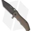 HTM Darrel Ralph Gun Hammer Tanto Spring Assisted Knife Brown (3.5" Black)