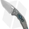 Heretic Knives Martyr Recurve Automatic Knife Ti/Patina Cu Gear (3" Battleworn)