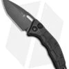 Heretic Knives Martyr Tanto Automatic Knife Black Tactical Aluminum (3" Black)