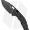 Heretic Knives Medusa Automatic Tanto Knife Aluminum Battleworn (3" Black DLC)
