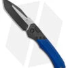 Heretic Knives Wraith Automatic Knife CF/Blue Aluminum (3.75" Two Tone Black)