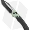 Heretic Knives Wraith Automatic Knife Integral CF/Jade G-10 (3.625" Black SW)