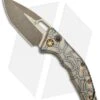 Heretic Medusa Battleworn Bronze Tanto, Flamed Titanium (3" Bronze)