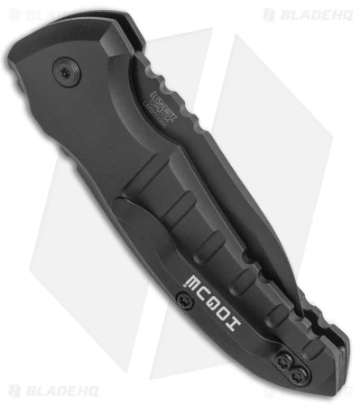 Hogue Knives A01 Microswitch Wharncliffe Automatic Knife Black (2.6" Black) - Image 3