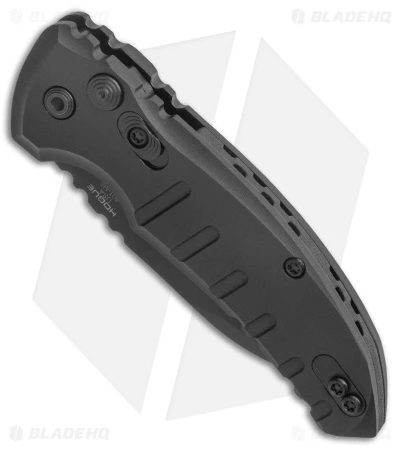Hogue Knives A01 Microswitch Wharncliffe Automatic Knife Black (2.6" Black) - Image 2