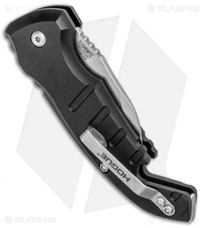 Hogue Knives CA Legal A01 Microswitch Wharncliffe Auto Knife Black (1.8" SW) - Image 3