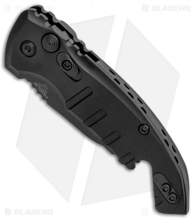 Hogue Knives CA Legal A01 Microswitch Wharncliffe Automatic Knife (1.8" Black) - Image 2