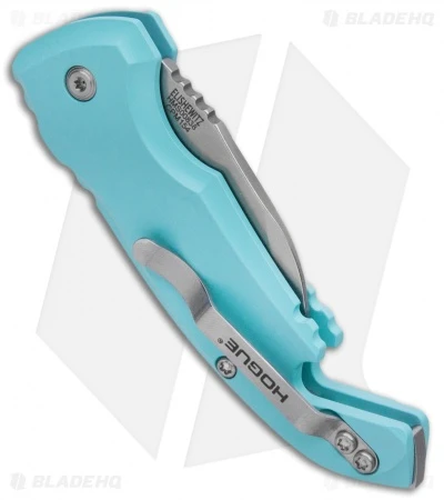 Hogue Knives CA Legal A01 Microswitch Wharncliffe Automatic Knife Aqua (1.8" SW) - Image 2