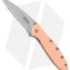 Kershaw Copper Leek Assisted Opening Knife (3" Stonewash) 1660CU