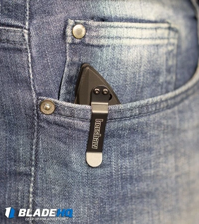 Kershaw Launch 1 Automatic Knife Gray Aluminum (3.4" Blackwash) 7100GRYBW - Image 6