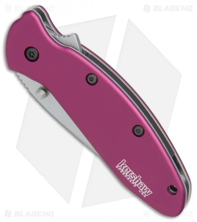 Kershaw Scallion Assisted Opening Knife Purple (2.25" Bead Blast) 1620PUR - Image 3