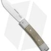LionSteel BestMan 2 Drop Point Traditional Slip Joint Knife Green Micarta