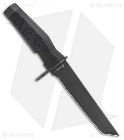 Maserin Myrmillo Tanto Fixed Blade Bayonet Knife (6.8" Black) 961B - Image 2