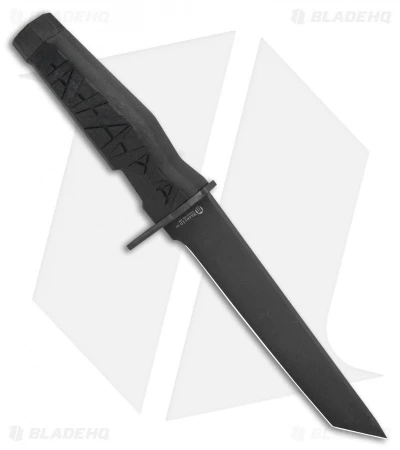 Maserin Myrmillo Tanto Fixed Blade Knife (6.8" Black) 961 - Image 2