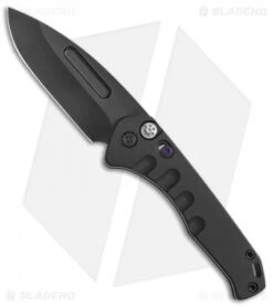 Medford + Blade HQ Praetorian Swift Auto Black Aluminum Drop Point (3.3" PVD)