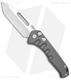 Medford Praetorian Swift Automatic Knife Gray Aluminum (3.3" Tumbled)