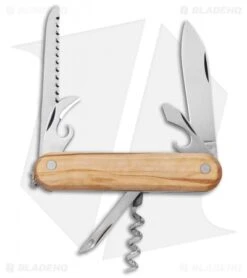 Mercury 7-in-1 Multi-Purpose Knife Olive Wood (3" Polish) 913-6SLC
