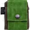 PNW Bushcraft Rugged Waxed Foraging Pouch Hip Bag - Brown OD/Green Canvas