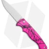 Piranha Pocket Knife Automatic Knife Hot Pink (3.2" Mirror Ser) P1-PKS