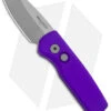 Pro-Tech Runt 5 Reverse Tanto Automatic Knife Purple (1.9" Stonewash MagnaCut)
