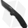 SOG Knives SOG-TAC AU Tanto Automatic Knife Black Aluminum (3.4" Black Serr)