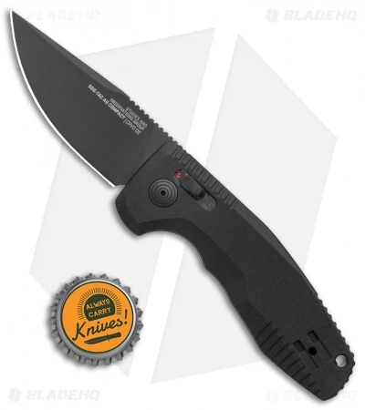 SOG Knives SOG-TAC AU Compact Automatic Knife Black (3" Black) - Image 4