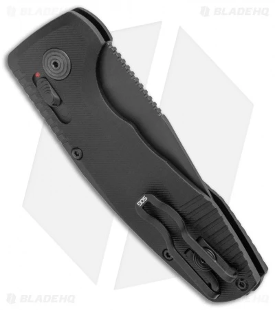 SOG Knives SOG-TAC AU Compact Automatic Knife Black (3" Black) - Image 3