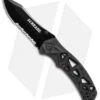 Schrade Shizzle MAGIC Spring Assisted Knife Black (3.375" Black Serr)