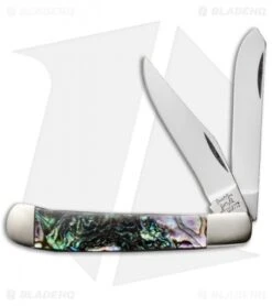 Bear & Son Cutlery Little Trapper 3" Genuine Abalone AB54 1/2
